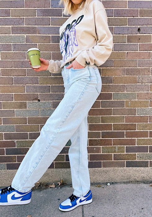 The Coco Long Sleeve Tee // Sand